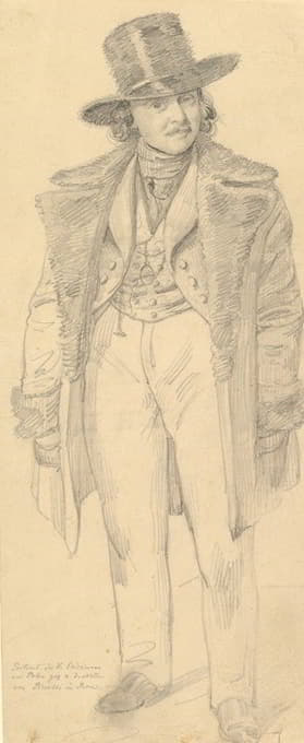 Bartolomeo Pinelli - Portrait of H. Gluckmann of Poland