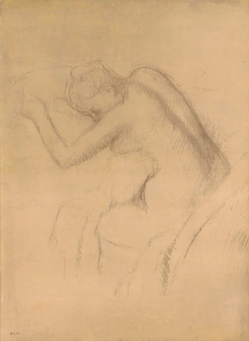 Edgar Degas - Femme Nue Assise