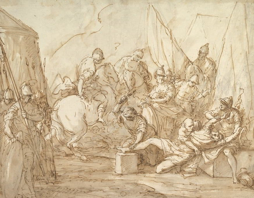 Giuseppe Piattoli - Scene from Ancient History