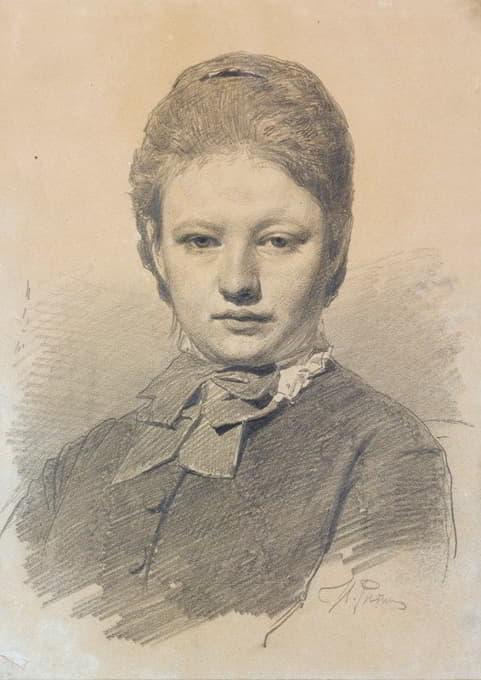 Ilya Efimovich Repin - Portrait Of Sofia Repina