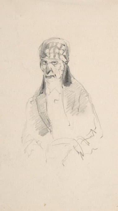 Félicien Rops - Man with a turban