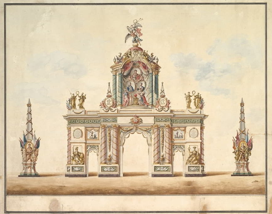 Francisco Antonio de Sousa - Triumphal Arch, April 1814