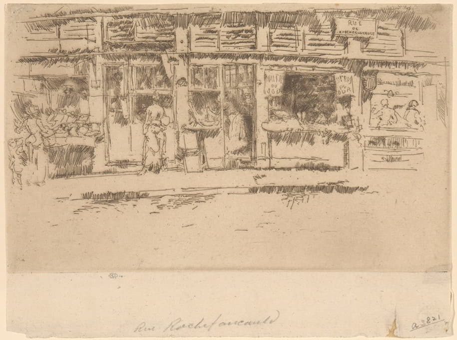 James Abbott McNeill Whistler - Rue de la Rochefoucault