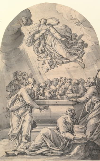 Johann Christophorus Storer - The Assumption of the Virgin