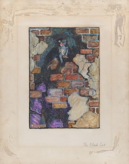 《黑猫》，埃德加·爱伦·坡1909年的《神秘故事选集》
