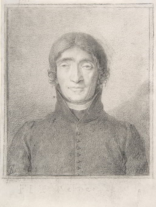 诗人弗里德里希·路德维希·撒迦利亚·沃纳的画像
