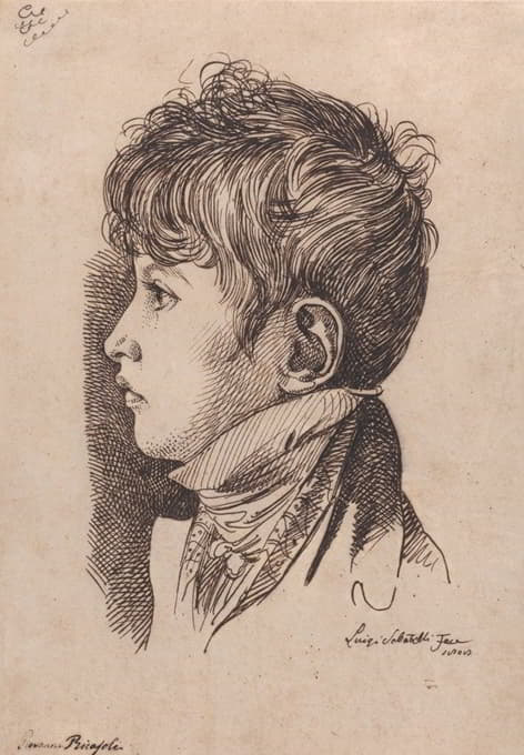乔瓦尼·里卡索利的肖像，5岁