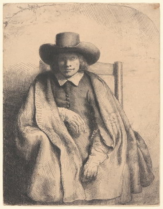 Rembrandt van Rijn - Clement de Jonghe, Printseller