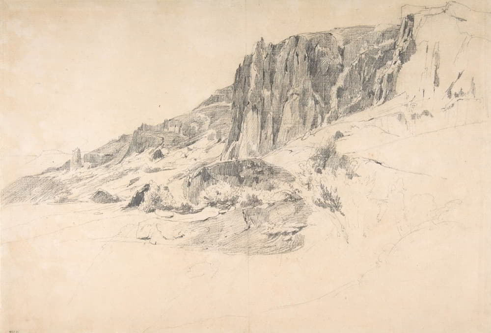 奥弗涅山脉蒙多尔的马尔贝克悬崖