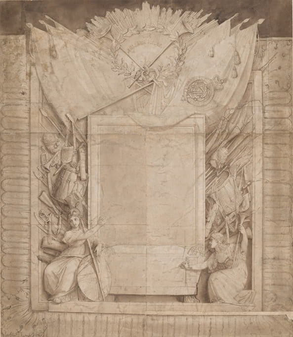 Thomas Stothard - Design for a Memorial for Sir William Myers