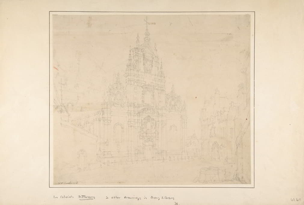 William Frome Smallwood - Church Facade (after the French)