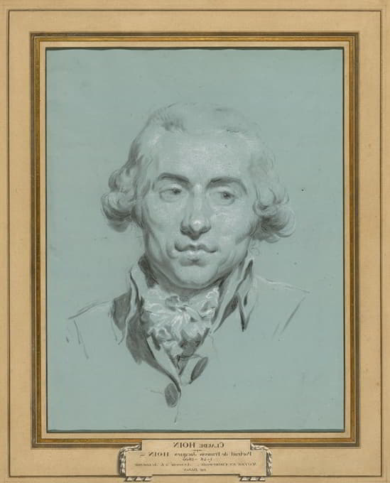 Claude Hoin - Portrait of François-Jean Hoin (1748 – 1808)