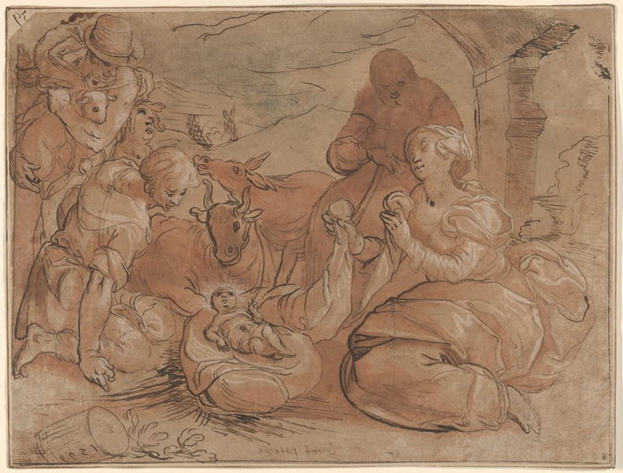 Gerrit Pietersz. Sweelink - The Adoration of the Shepherds