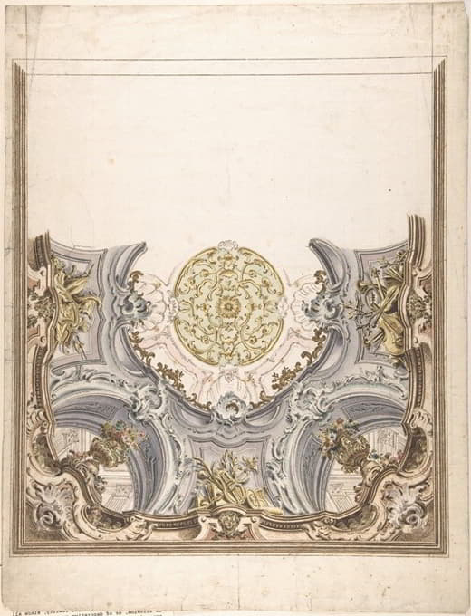 Giovanni Antonio Torricelli - Design for a Painted Ceiling