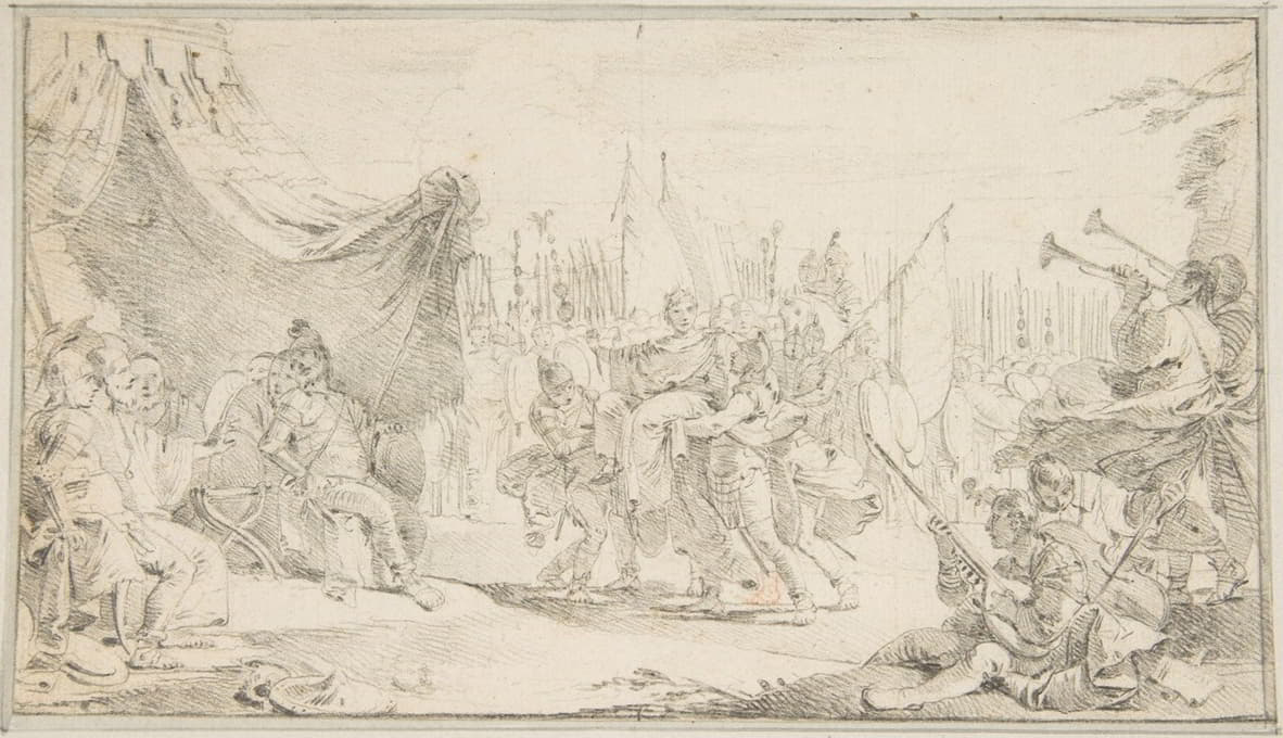 Giovanni Battista Tiepolo - General Carried in Triumph