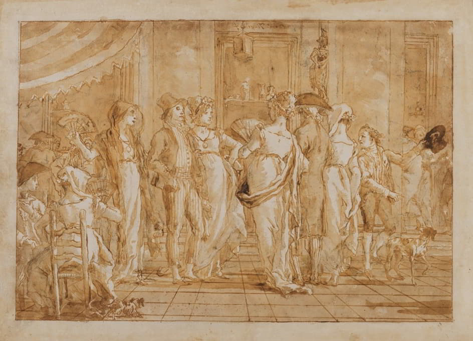 Giovanni Domenico Tiepolo - In Piazza