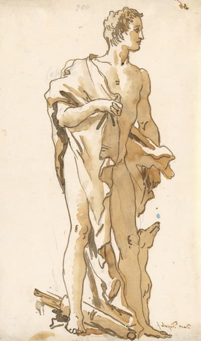 Giovanni Domenico Tiepolo - Meleager, Turning to the Left