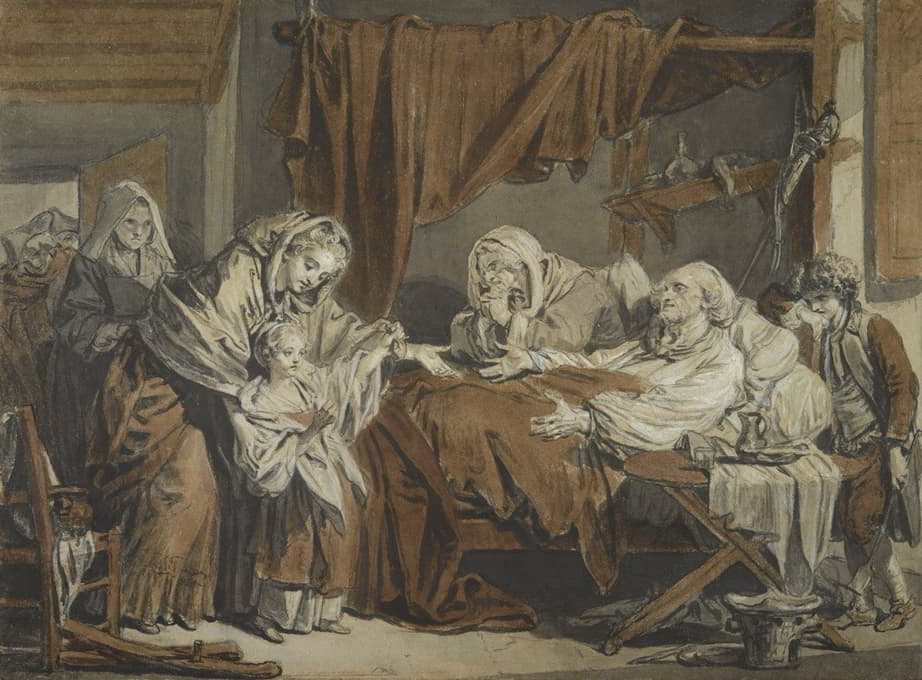 Jean-Baptiste Greuze - The Charitable Woman (La Dame de Charité)