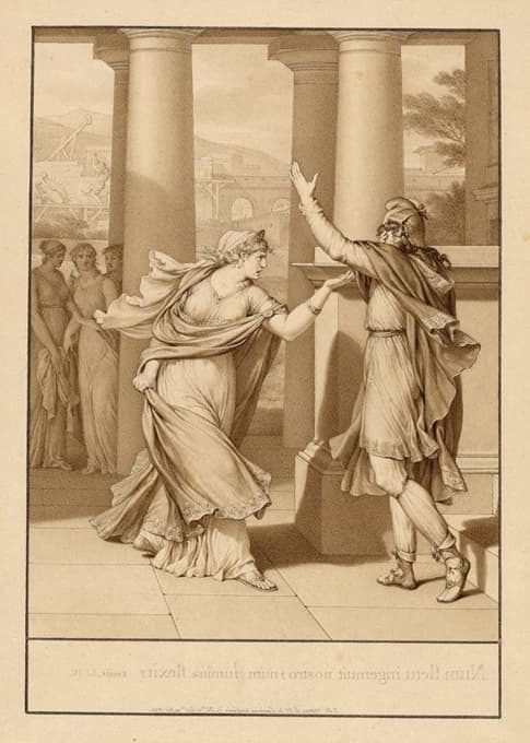 Jean Michel Moreau the Younger - Dido Excoriates Aeneas, from Book IV of the ‘Aeneid’