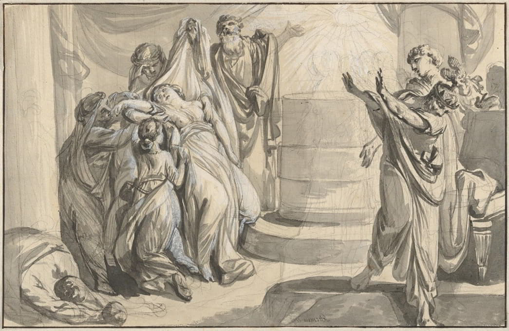 Johann Eleazar Zeissig - An Antique Sacrificial Scene
