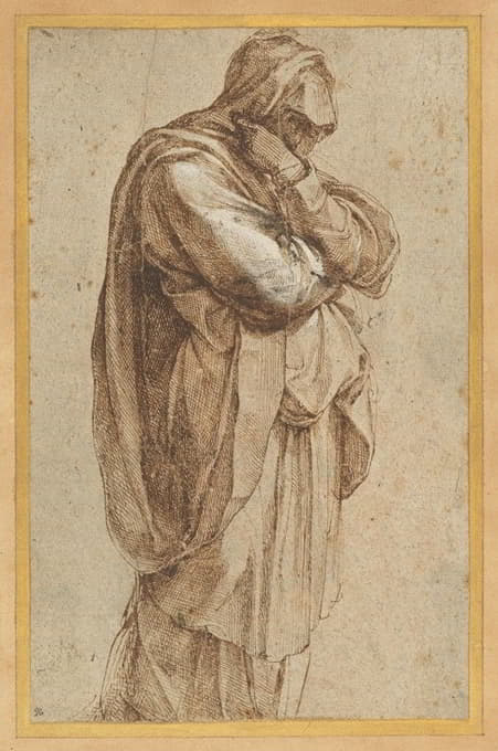 Michelangelo - Study of a Mourning Woman