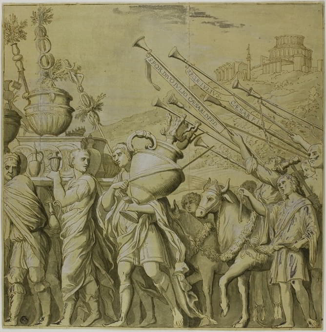 凯撒大帝的胜利；第四幅油画
