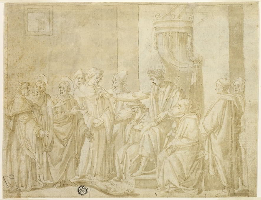 圣徒彼得和保罗在尼禄面前与西门马格斯争论