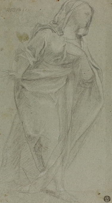 Baldassarre Franceschini - Standing Draped Female Figure