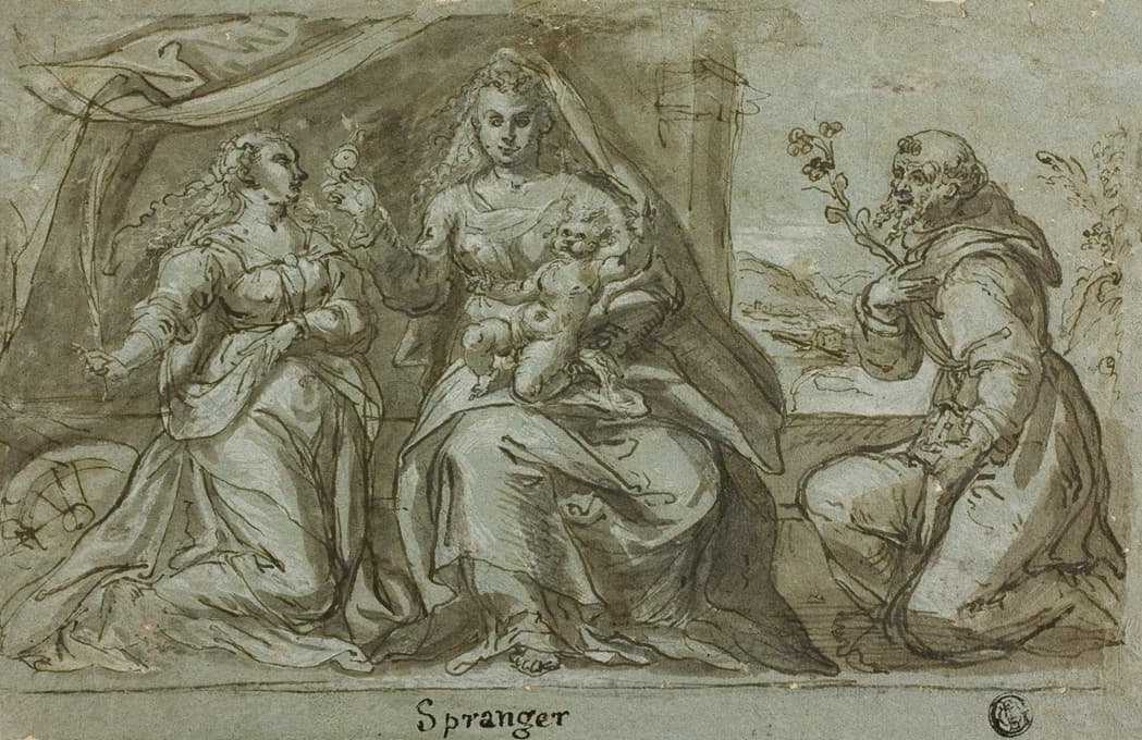 圣母与圣徒凯瑟琳和多米尼克的孩子