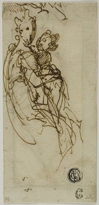 Bernardino India - Seated Virgin and Child
