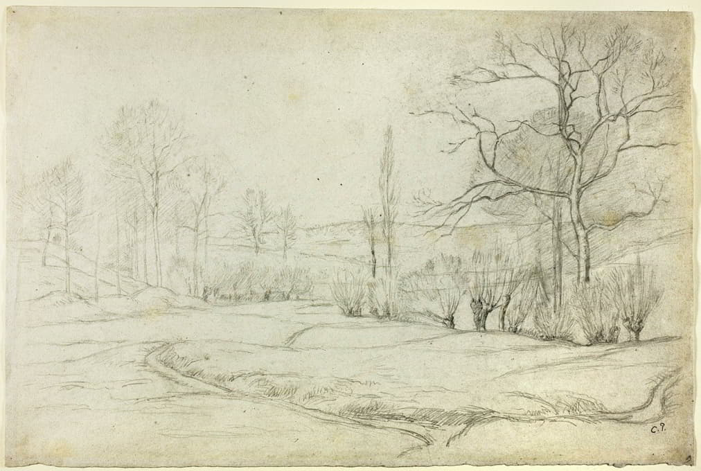 Camille Pissarro - Landscape in Montfoucault