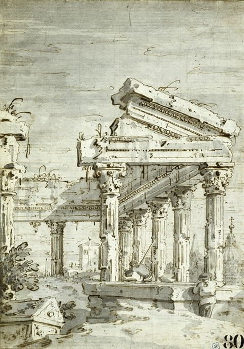 随想曲；一座被毁坏的古典寺庙