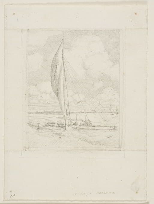 Charles Meryon - Swift-Sailing Proa, Mulgrave Archipelago, Oceania