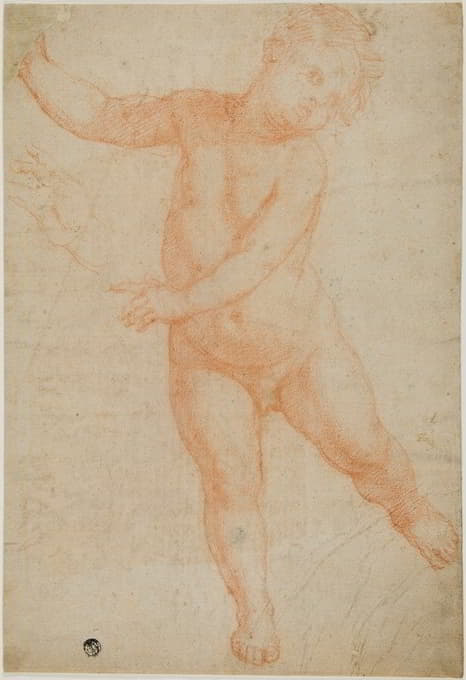 Domenico Cresti - Putto Poised on Right Leg