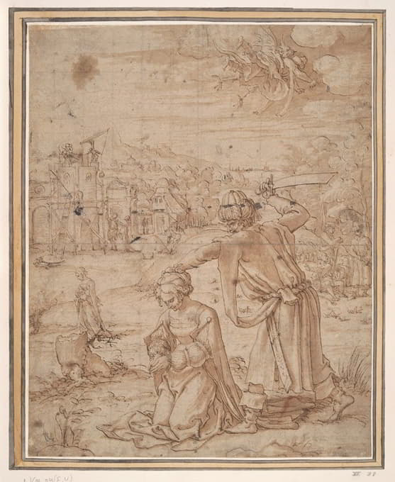 Jan Swart van Groningen - Beheading of St. Barbara