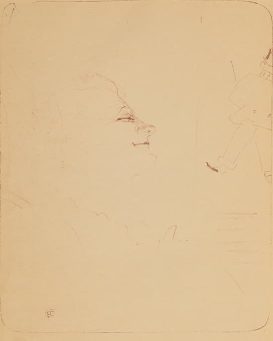 Henri de Toulouse-Lautrec - Yvette Guilbert pl 6