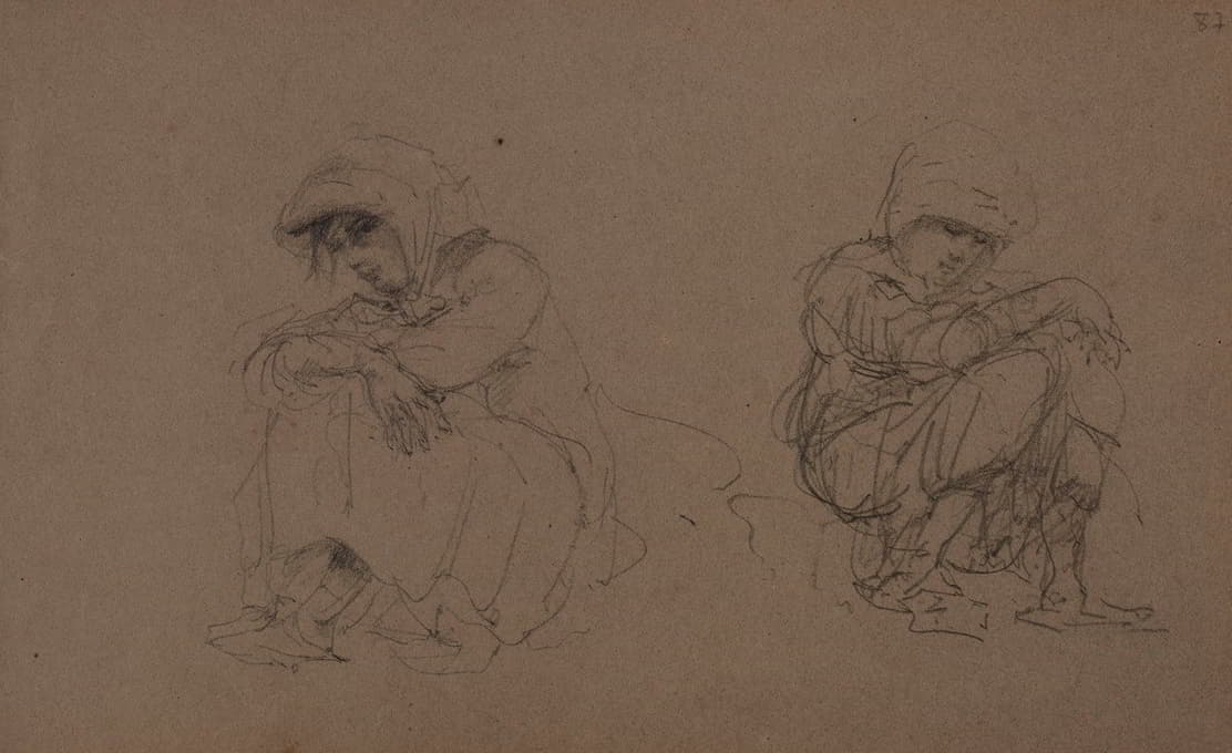 Henri de Toulouse-Lautrec - Études de femmes assises