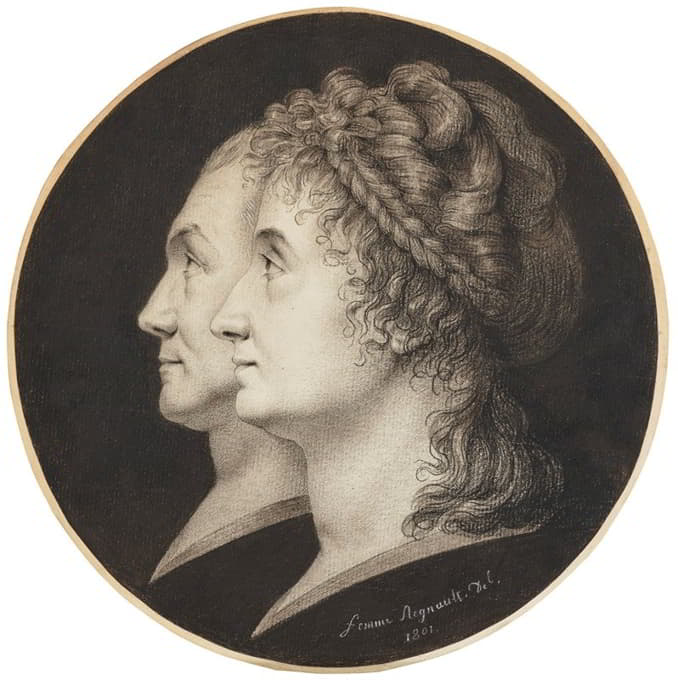 让·弗朗索瓦·赫蒂埃和玛丽·维多利亚·赫蒂埃的肖像