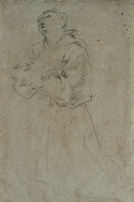 Guido Reni - Kneeling Monk