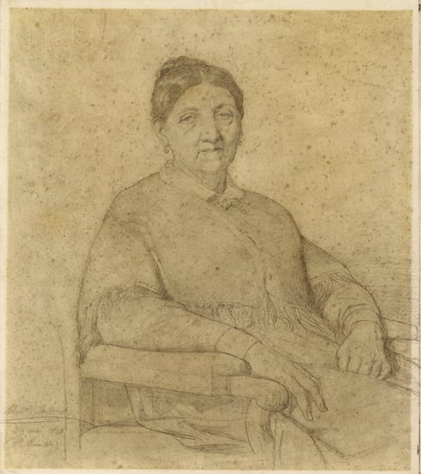 帕奇尼夫人的肖像，帕顿的母亲