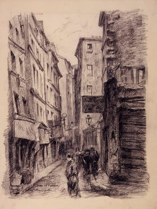 Camille Bourget - La rue de Venise