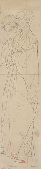 卡巴内尔和盖罗姆画家的肖像