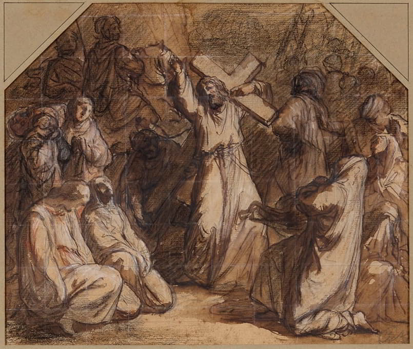 Jean-François Brémond - Jésus console les Saintes Femmes