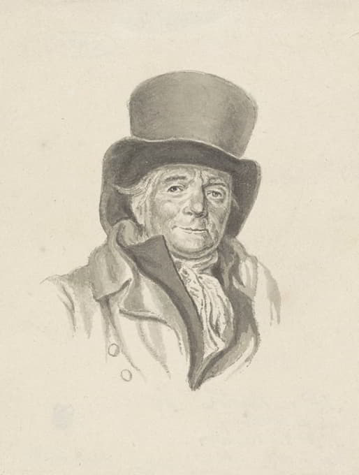 Joannes Pieter Visser Bender - Portret van Johannes Petrus van Horstok