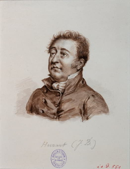 Julien Léopold Boilly - Portrait de Jean-Baptiste Huzard