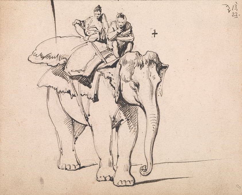 George Chinnery - An Elephant