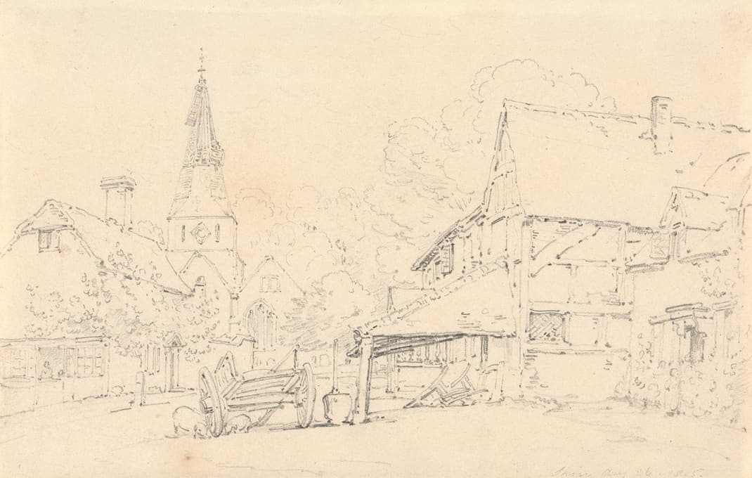 Henry Edridge - Shere Church, Surrey