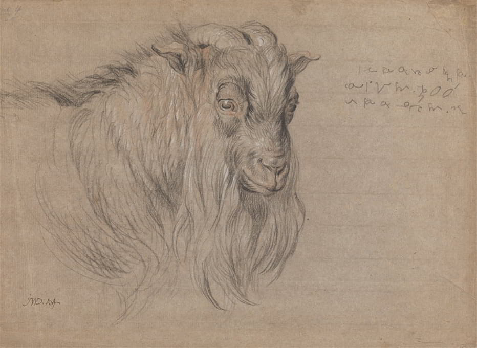 James Ward - Study of the Head of a Ram
