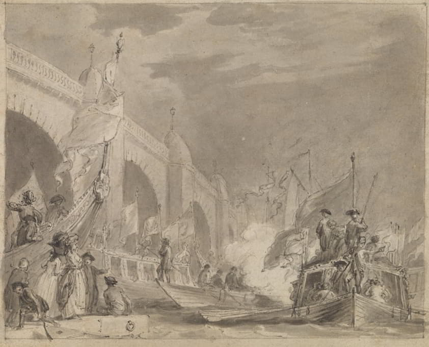威斯敏斯特大桥和皇家驳船