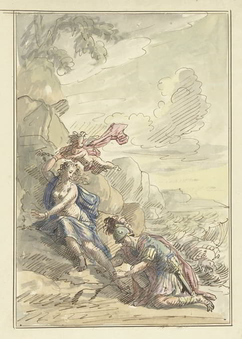 珀尔修斯释放了安德洛美达。